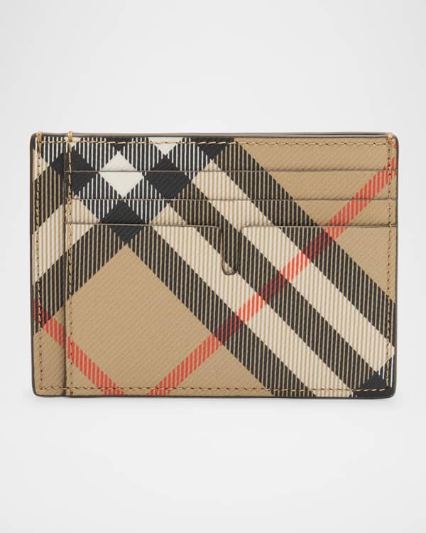 Burberry Men s Monster Graphic Leather Card Case Neiman Marcus