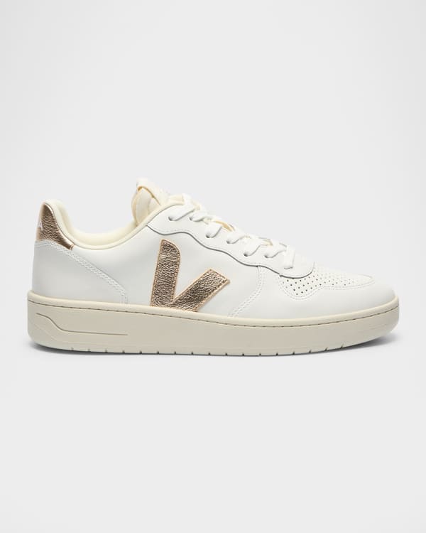 VEJA V15 Mixed Leather Mid-Top Sneakers | Neiman Marcus VEJA V15 Mixed Leather Mid-Top Sneakers | Neiman Marcus
