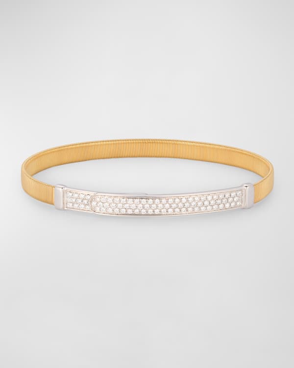 Saint Laurent Stacked Rhinestone Bangle | Neiman Marcus