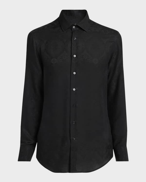 Tシャツ・カットソー ETRO FW23 ROME SHIRT (12908_58210003) Etro Men's Roma Paisley Sport Shirt | Neiman Marcus