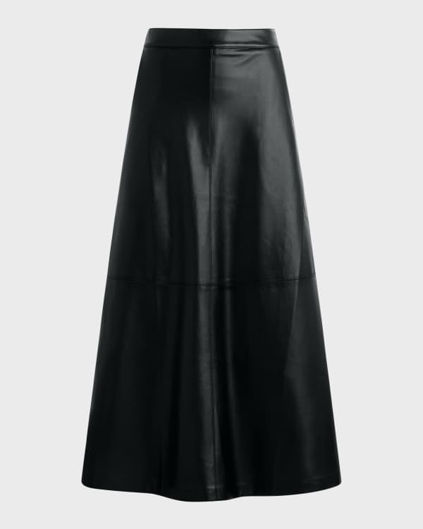 【EEUN】Leather Midi Skirt Veena Skirt – Cinq à Sept