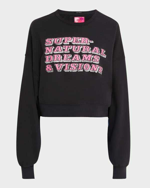 Agolde balloon sleeve tie dye sweatshirt online
