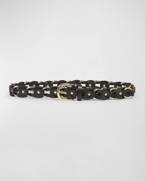 ALAIA Neo Perforated Corset Belt | Neiman Marcus