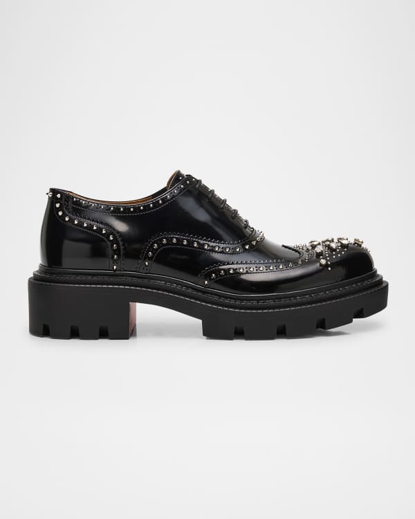 ローファー・オックスフォード Prada Diapason Brushed Leather Derby Shoes Prada Men's Diapason Brushed Leather Derby Shoes | Neiman Marcus