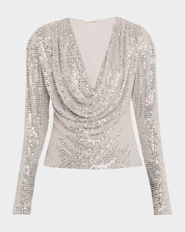 Neiman marcus sequin tops discount