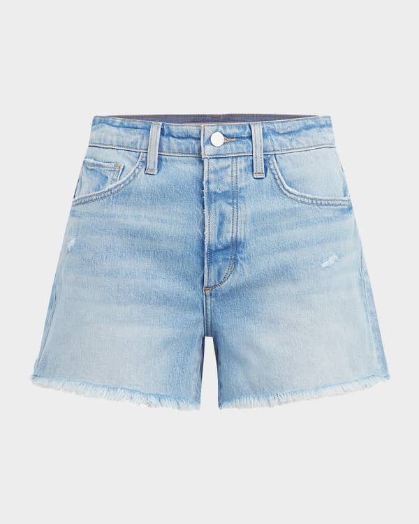 Ulla Johnson The Charlotte High Rise Denim Shorts Neiman Marcus