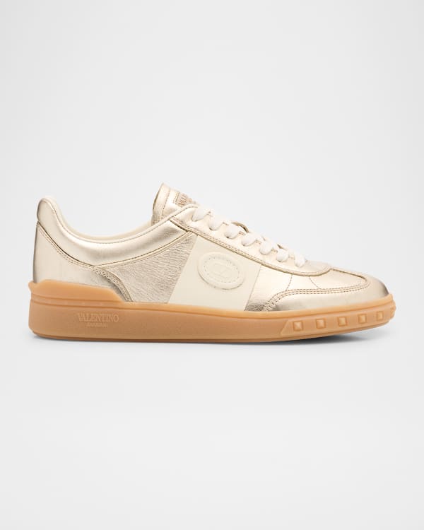 Jimmy Choo Palma Maxi Shimmer Low-Top Sneakers | Neiman Marcus