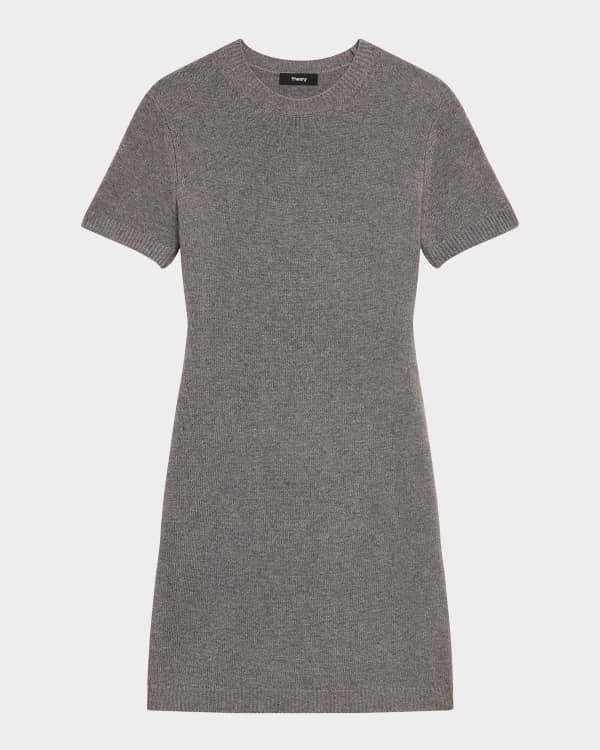 Theory Micro Velvet Sleeveless Turtleneck Dress Neiman Marcus