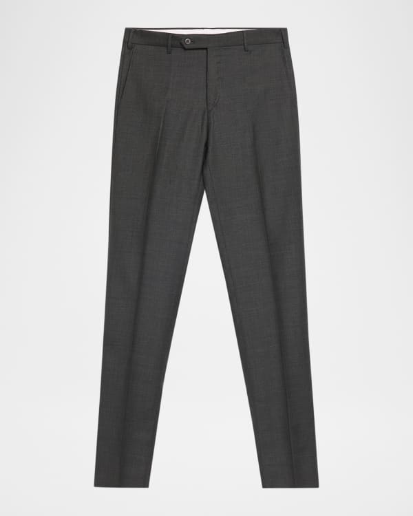 Zanella Men's Heather Effect Active Stretch Pants | Neiman Marcus