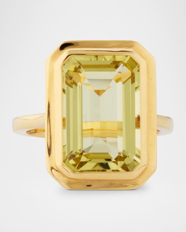 商品画像：Dries Van Noten Gold Tone Faux Pearl And Crystal Ring, $162 1