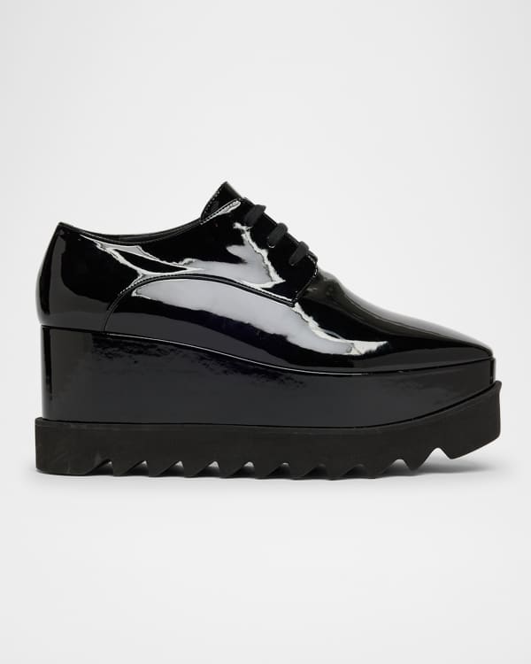 Stella McCartney Elyse Patent Alter Platform Sneaker Loafers