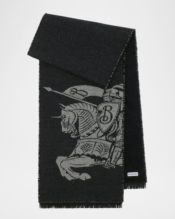 Burberry Half Mega Fashion Plaid Fringe Scarf Neiman Marcus