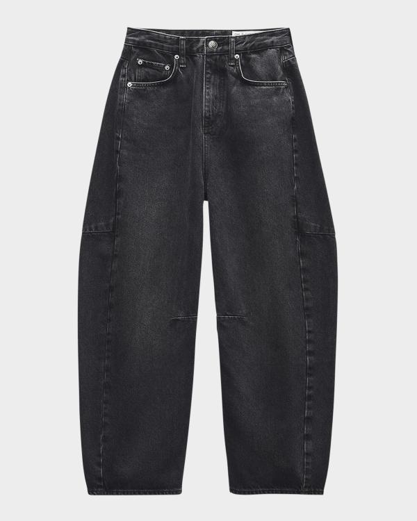 FRAME High-Rise Easy Capri Jeans | Neiman Marcus
