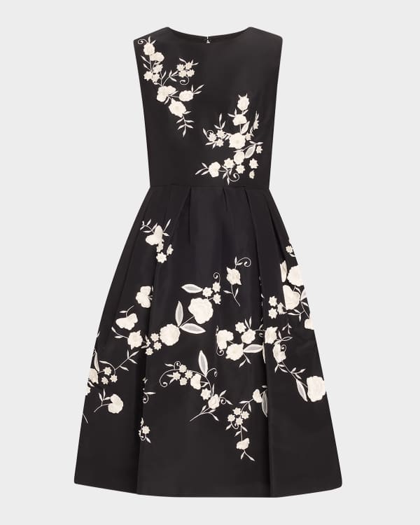 Monochrome bow twist midi dress clearance