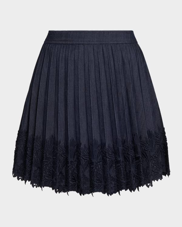 Ramy Brook Derrick Pleated Plaid Belted Mini Skirt | Neiman Marcus