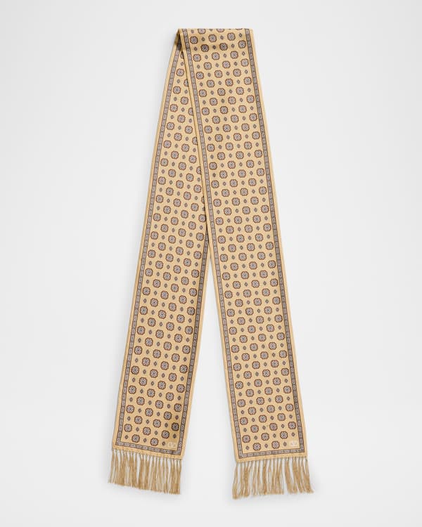 Ralph Lauren Purple Label リネンスカーフ Ralph Lauren Purple Label Men's Dotted Silk Scarf | Neiman