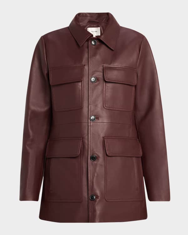 FRAME Belted Cargo Jacket Neiman Marcus