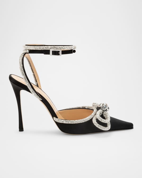 Jacquemus Les Doubles Ankle-Strap Embossed Sandals | Neiman Jacquemus Les Doubles Ankle-Strap Embossed Sandals | Neiman