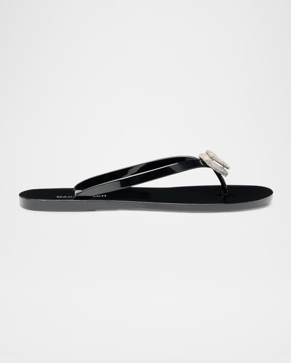 Givenchy 4G Leather Strap Flat Sandals | Neiman Marcus