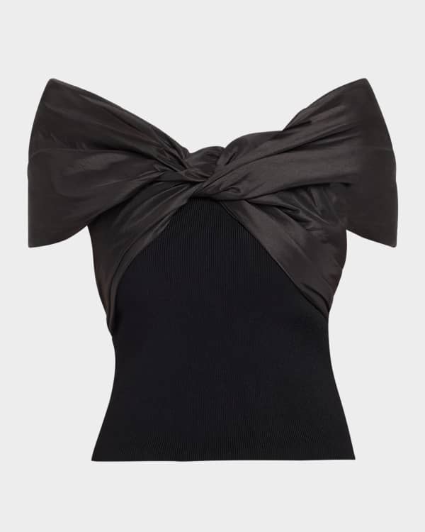Tory Burch Sleeveless Tweed Peplum Top | Neiman Marcus