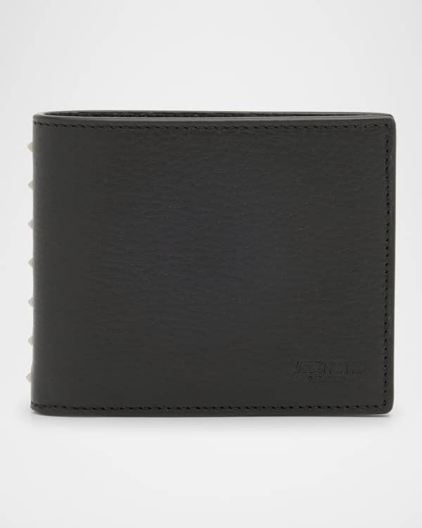 Loewe Men's Anagram Bicolor Leather Bifold Wallet | Neiman Marcus