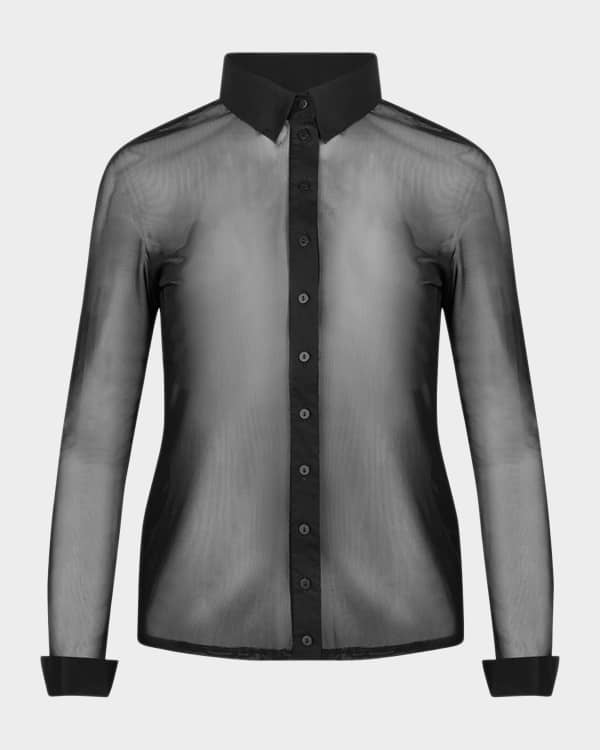Button Down Blouson