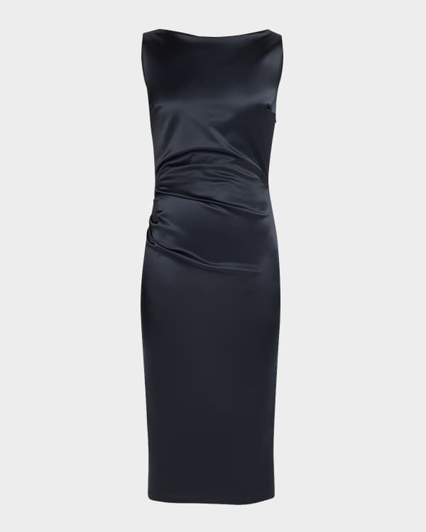 Kate spade satin midi dress clearance