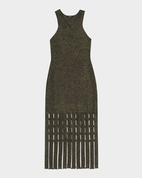 Rails Selani Asymmetric Cotton Poplin Midi Dress | Neiman Marcus