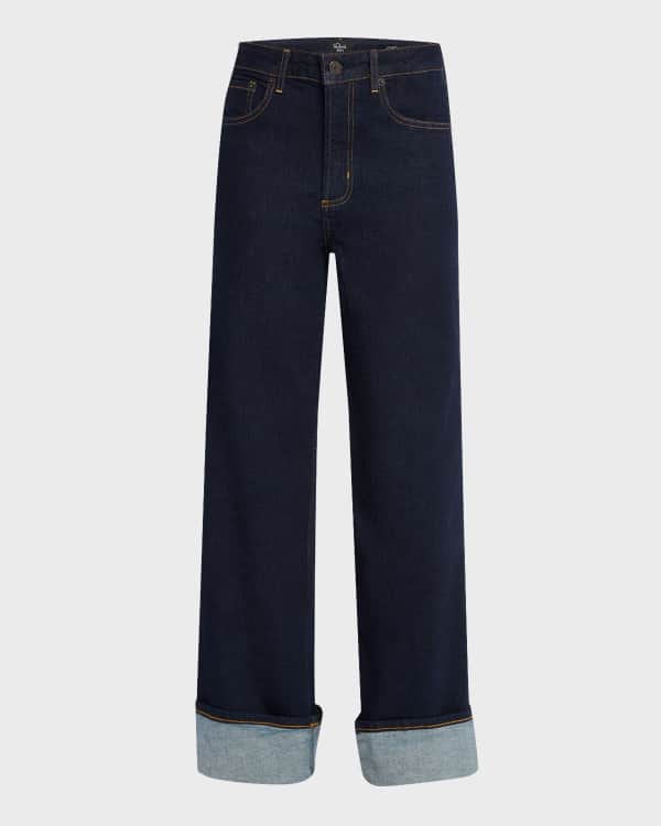 PAIGE Sasha Wide-Leg Jeans | Neiman Marcus
