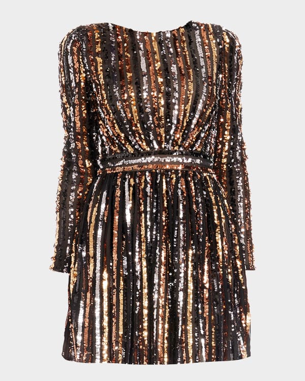 Saylor Frankie Sequin Mini Dress Neiman Marcus