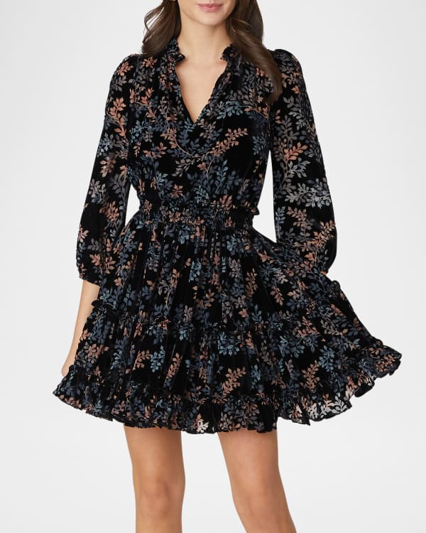 Cinq a Sept Mikayla Jersey Wrap Skirt Mini Dress Neiman Marcus