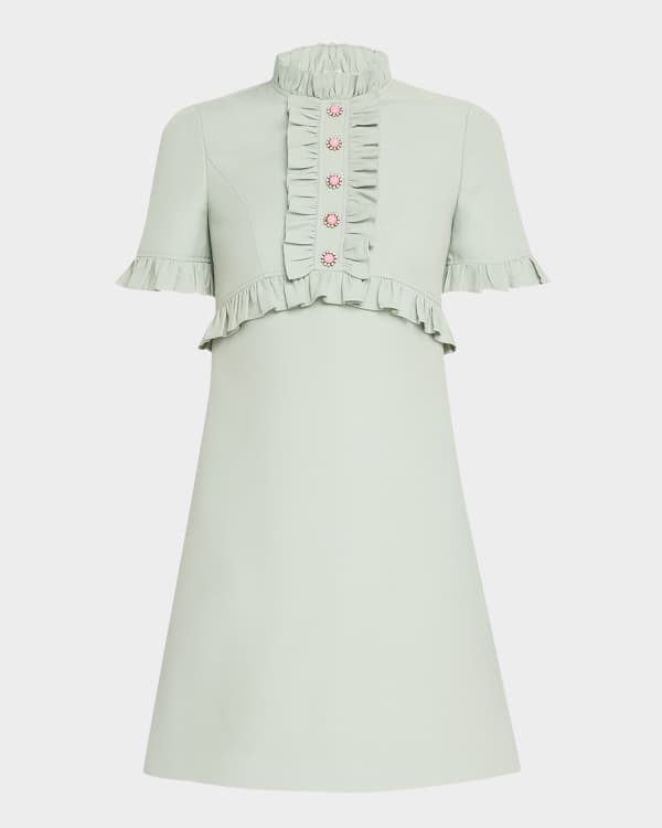 Valentino Garavani Mini Dress with Embellished Butterfly