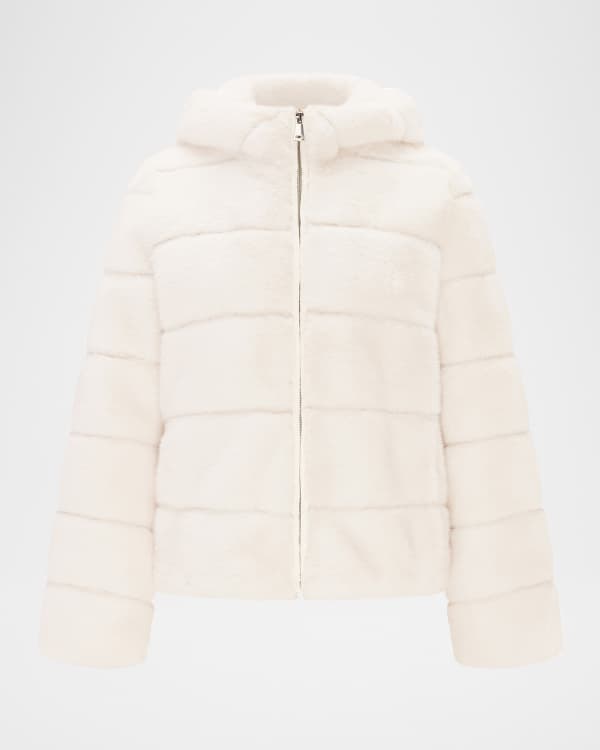 A.P.C. Manteau Katerine Faux Fur Coat | Neiman Marcus A.P.C. Manteau Katerine Faux Fur Coat | Neiman Marcus