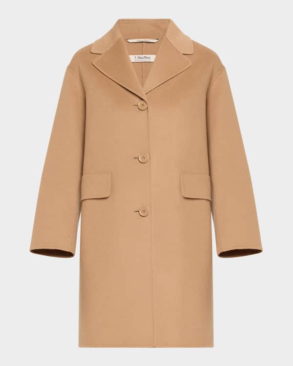Jil Sander Wool Double Face Coat | Neiman Marcus