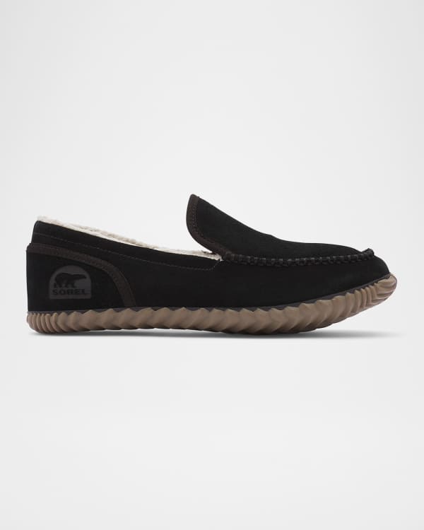 Loewe Men's Campo Brushed Suede Clogs | Neiman Marcus