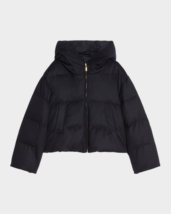 Max Mara Seie Short Hooded Puffer Coat | Neiman Marcus