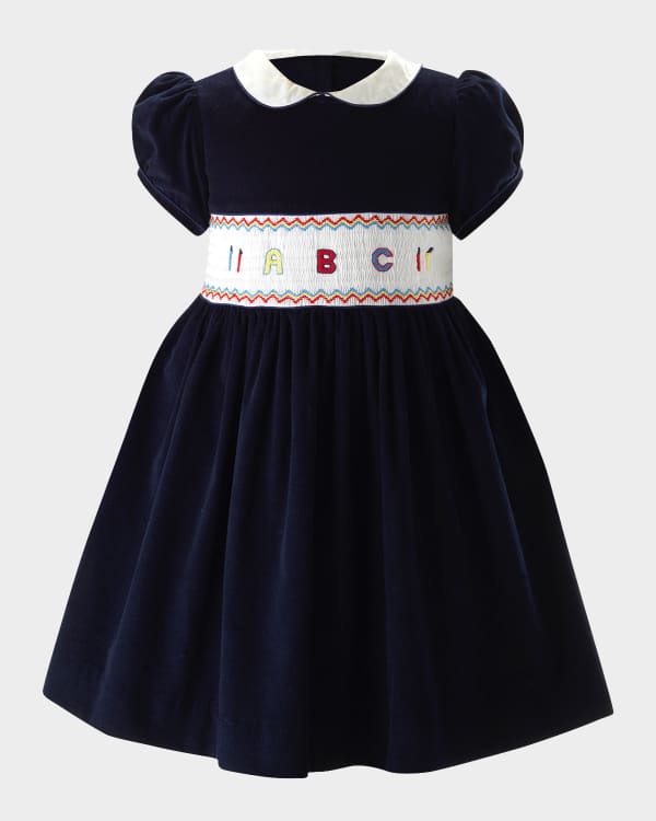 Rachel Riley Girl s Striped Sailboat Hand Smocked Dress Size 2 8 Neiman Marcus