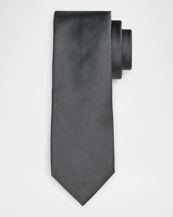 TOM FORD Men's Micro-TF Jacquard Silk Tie | Neiman Marcus