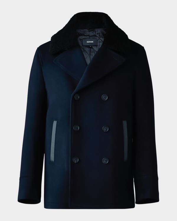 Ralph Lauren Purple Label Men s Fullerton Shearling Peacoat Neiman Marcus