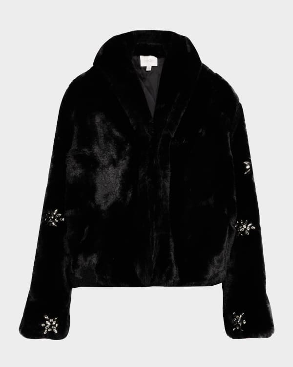 MOTHER The Toasty Faux Fur Jacket Neiman Marcus