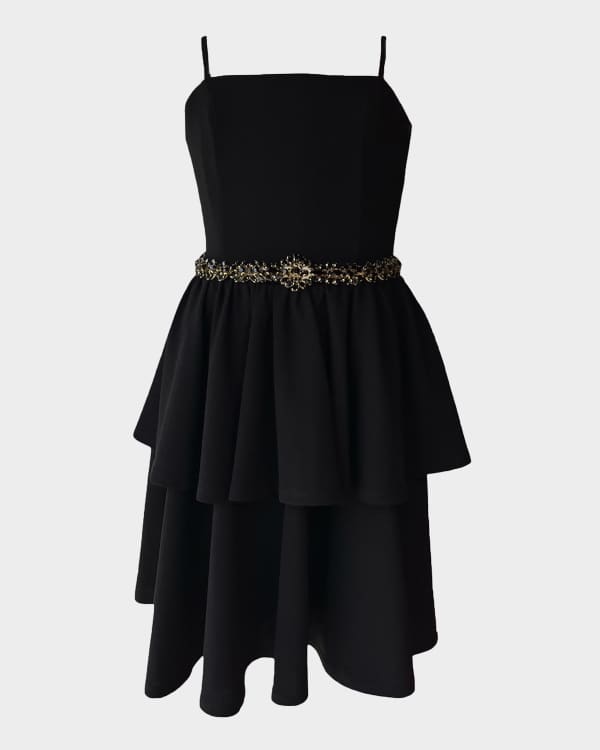 ZOE PRINT SS OVERLAY DRESS