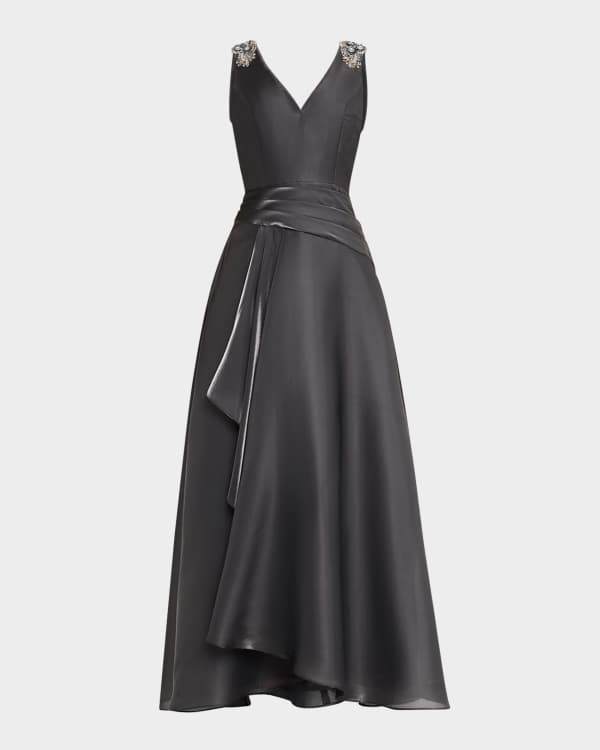 Likely cameron blouson halter gown online