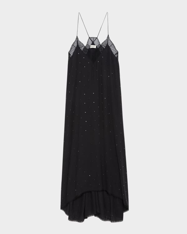 Collina Strada Ammi Tie Dye Lace Slip Dress Neiman Marcus