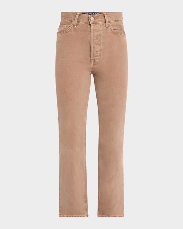 Daphne High Rise Cuffed Straight Jeans