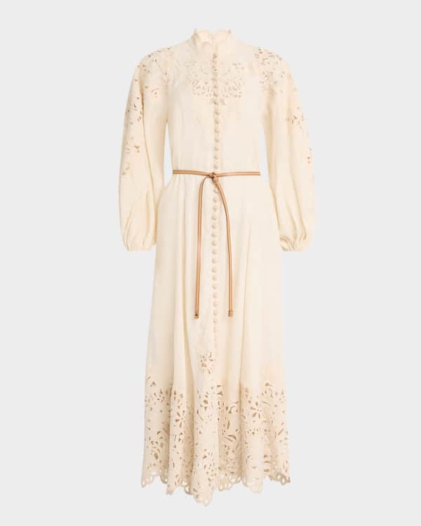 Zimmermann Tama Floral Tubular Midi Dress Neiman Marcus