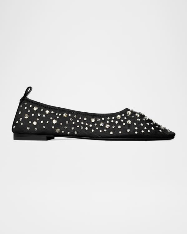 Tod's Leather Chain Ballerina Flats | Neiman Marcus