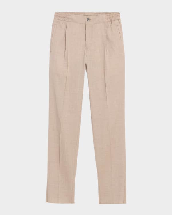 パンツ LE FLEUR x LACOSTE CHECK PLEATED TROUSER Lacoste Co Le Fleur* X Pleated Regular-fit Woven Trousers in