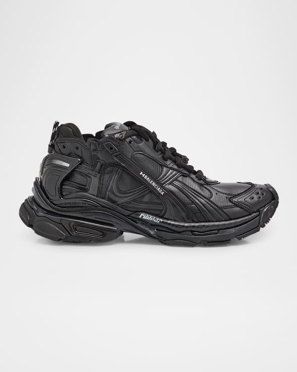 Balenciaga Men's Allover Logo Triple S Sneakers | Neiman Marcus