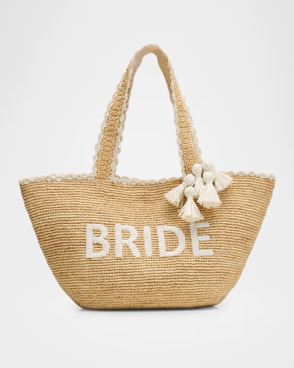 BTB Los Angeles Farmers Market Straw Tote Bag Neiman Marcus