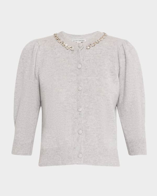 Autumn Cashmere V Neck Tie Dye Cable Cardigan Neiman Marcus